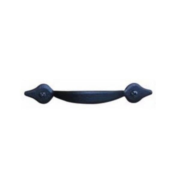 Gourmetgalley 88-616 Spade Drawer Pull - Black Powder Coat - 5-1/16in. x 13/16in. x 11/16in. GO3003898 - main